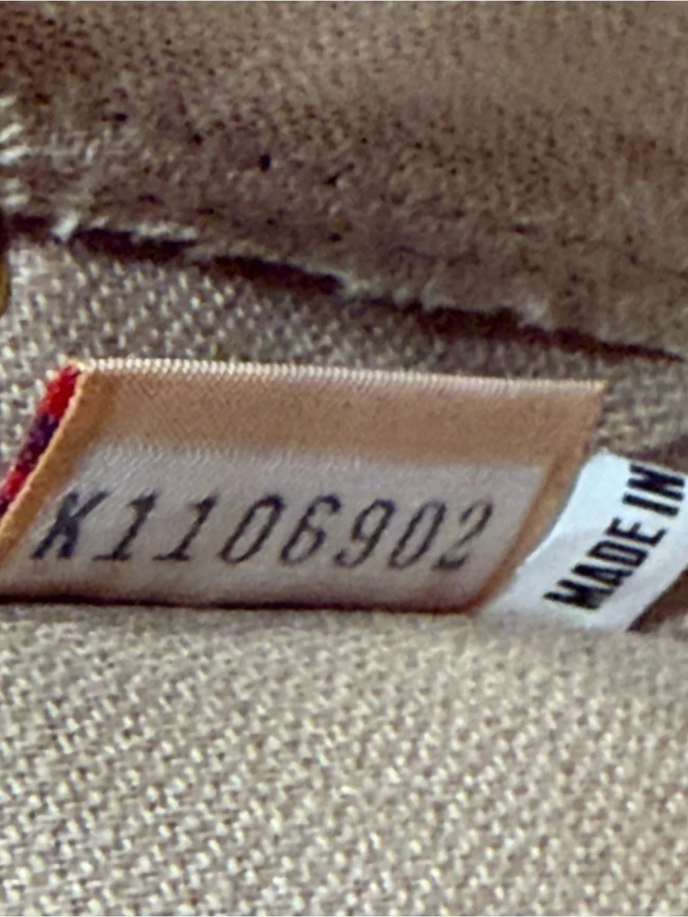 Dooney & Bourke Brown Tan Signature Canvas Wristlet Clutch Wallet Leather Strap